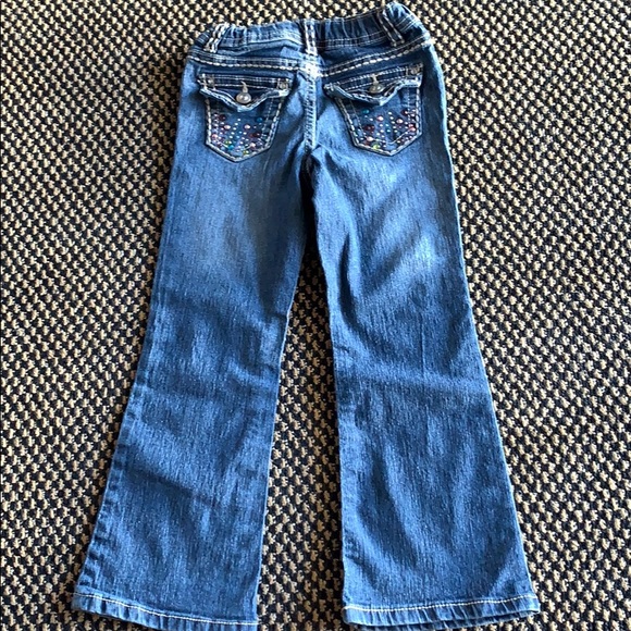 Girls Jewel Jeans by RVT - Picture 3 of 5